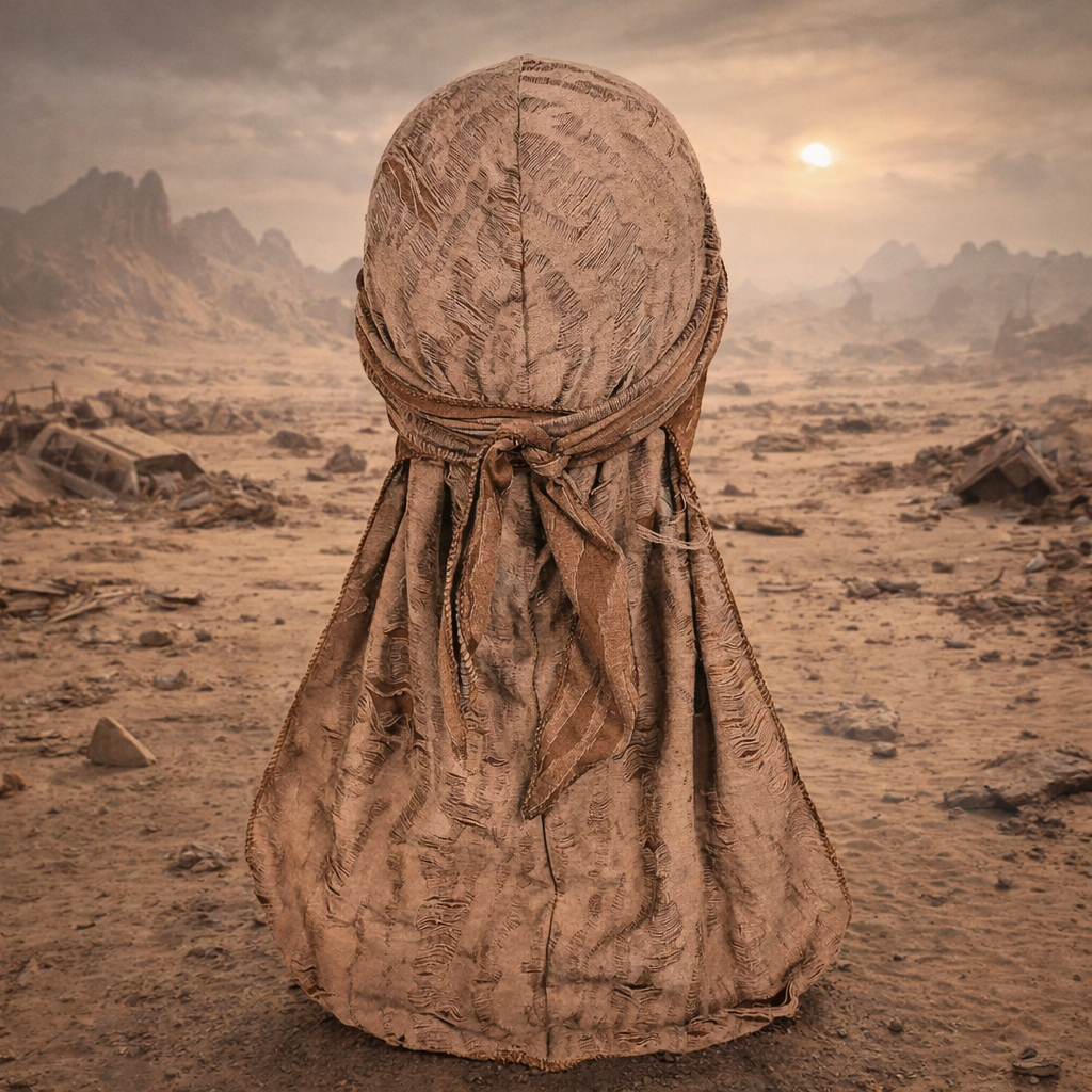 Desert Tan Tattered Durag